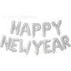2027 Nochevieja Globos Digitales de Papel de Aluminio Banner Feliz Año Nuevo Set Día de Año Nuevo Navidad Año del Caballo Fiesta Anual Decoración Arreglo