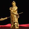 Estatua de Cobre Cruzada Espada Guan Gong, Guan Gong, Guan Yu, Guan Er, Estatua de Cobre para Adoración en Casa, Gran Apertura