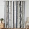 Nuevas cortinas opacas americanas con anillos de hierro para sala de estar, balcón, dormitorio, cortinas para cortinas terminadas transfronterizas