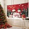 Tela de Fondo Navideña Exclusiva de Venta Caliente Transfronteriza Decoración Fotográfica de Venta Caliente Tela para Colgar Fuente de Escenario para Fiestas