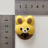 Accesorios de Goma Suave para Mujer Hechos por Ti Mismo, Pegatinas Decorativas de Dibujos Animados de Pareja con Pegamento Nano, Empaquetados en Bolsas, Dijes de Cuentas