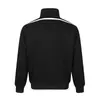 Chamarra TaelePlus estilo retro americano de doble raya bordada, corte holgado, cuello alto, ropa exterior deportiva unisex, TP570