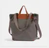 2026 Bolsa Tote Práctica de Gran Capacidad para Mujer, Bolso de Lona Retro a la Moda, Bolso de Compras para Viajes Estilo Coreano, Bolso Cruzado