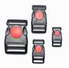 Suministro spot 15~38mm punto rojo Interruptor de bloqueo Flecha hebilla de bloqueo deslizante artículo para mascotas hebilla de bucle hebilla de casco lote