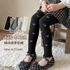 Leggings y pantimedias gruesos para niñas para otoño e invierno 2026, pantimedias infantiles de estilo coreano con elegantes pedrería, calcetines de bebé al por mayor