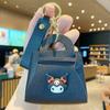 Moda Bolso de Cuero Llavero Monedero Colgante Lindo Dibujo Animado Sanrio Bolso Pequeño Colgante para Coche Pequeño Regalo Venta al por Mayor