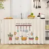 Cortina para Porta de Armário, Cortina para Porta de Cozinha, Cortina Deslizante à Prova de Óleo e Impermeável, Armário sem Porta, Armário, Fogão, Cortina para Cobrir Bagunça