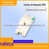 1206 patch amarelo lâmpada talão 1206 luz amarela brilhante luz amarela led lâmpada talão luz emissora de diodo emissor de luz