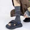 Calcetines de Algodón para Mujer, Nuevo Stock Grande, Color Sólido, Estilo de Doble Aguja, Calcetines Cortos de Algodón, Venta Directa de Fábrica, Estilo de Puesto Callejero, Al Por Mayor