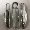 Adecuado para Carcasa de Llave Porsche Macan Cayenne 911 Panamera Cubierta de Llave Modificada 718 Femenina [Juego de 3 Piezas]