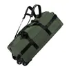 Bolsa de Reboque Dobrável com Rodas Transporte Manual Bolsa de Viagem Mochila Multifuncional Bolsa de Viagem Bagagem de Mão para Longa Distância Bagagem de Despacho