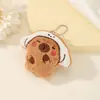 Nuevo Lindo Capibara Cobaya Peluche Juguete Llavero Colgante de Bolsa Accesorios para Ropa