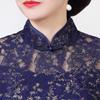 Vestido de Mãe para Casamento Chen Miaoyan 2023 Novo Vestido de Veludo Tamanho Grande Vestido de Mãe Estilo Chinês Cheongsam Aprimorado Fábrica
