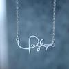 Venta caliente europea y americana 1989Taylor Swift collar de acero inoxidable firma de cantante Regalo para Fans cadena de clavícula al por mayor