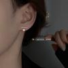 Aretes en forma de U de un carácter para mujer, pequeños y exquisitos, estilo frío, diseño de personalidad, sentido simple y único, aretes para la oreja, accesorios para la oreja