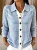 Cardigan suéter de estilo europeu e americano para mulheres, outono e inverno, estilo europeu e americano, corte solto e relaxado, top de agasalho macio e confortável
