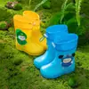 Botas de Lluvia para Niños Nuevas Dibujos Animados Lindas Niño Bebé Botas de Lluvia Niña Estudiante Niños Pequeños Zapatos de Agua Zapatos de Goma Impermeables