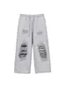 Pantalones de Hip-Hop Grises con "Estampado de Patrón Desgastado" para Street Dance, Marca de Moda, Jazz Callejero, Deportivos Retro, Estilo Nuevo