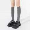 Meias 3/4 Femininas para Primavera e Outono, Meias JK, Estilo Japonês, Meias Longas Afuniladas, Estilo Lolita Academia, Meias até o Joelho