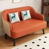 Mini sofá, apartamento pequeno, sala de estar minimalista, imóvel para alugar, apartamento, hotel, escritório, de dois lugares, sofá de couro resistente a arranhões de gato
