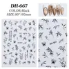 Pegatinas para Uñas de Bambú Bronceadas Estilo Chino con Adhesivo Nuevo Estilo Chino Bambú Uñas Pegatinas Joyería Estilo Dh