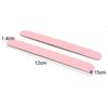 Tira Frotadora Especial para Uñas Color Rosa Madera, Pieza de Madera Recta Tira Lijadora Tipo Manicura Tira de Arena Pieza de Madera Engrosada de 12 CM Lima