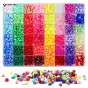 Kit de material para pulseras de cuentas de 48 compartimentos, set DIY con accesorios y cuentas para hacer pulseras