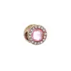 Accesorios para Pulseras de Joyería DIY Cuentas con Agujero Grande Doble Cara Incrustadas de Diamantes Pulsera de Aleación de Acrílico Estrella de Mar Cuentas Sueltas para Mujeres