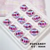 [Serie Púrpura] Joyería Hecha a Mano con Cuentas DIY Accesorios para Cadena de Teléfono Móvil Material de Cuentas Sueltas Colección de Cuentas Hechas a Mano del Mismo Color