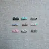 Amuletos de Letras Hello de Colores Accesorios DIY Pinzas para el Cabello Funda de Teléfono Decoración de Zapatos Materiales al por Mayor