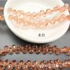 Contas Soltas de Cristal Xingtai Aurora Furo Horizontal Acessórios para Pulseira DIY Contas de Vidro Popular Cristal Fino Contas de Morango