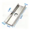 Tubo de potencia de capas en forma de U interruptor fuente de alimentación tableta hardware capas piezas de estampado pieza recta estañada pieza de fijación de transistor MOS
