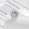 Nova Estrela de Zircônia Cor Dopamina Hensen Estilo Retrô Francês Flor Osso da Orelha Unha Piercing Joias de Alta Qualidade