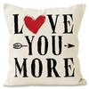 Nueva Funda de Almohada para San Valentín Funda Decorativa de Amor Funda para Cojín Decorativo de Dormitorio para Parejas Venta al por Mayor Transfronteriza