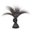 Clip para cabeza de gallinero peluca de cabeza de bola pluma de gallina clip de volante adorno para la cabeza clip para el cabello femenino cabeza de coleta alta medio cabello