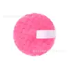 Esponja Limpiadora Facial de Terciopelo Doble Cara con Diseño de Rejilla de Piña - Almohadilla Desmaquillante, Herramienta de Belleza en Stock