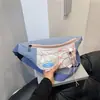 Nueva Bolsa de Pecho Color Block Estilo Japonés para Mujer, Diseño Único, Bolso Cruzado Versátil, Bolso de Cintura de Moda con un Toque Juvenil