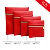 Bolsa de Couro com Zíper Estilo Coreano para Joias, Bolsa de Armazenamento de Joias, Mini Carteira de Moedas Portátil, Bolsa de Embalagem para Anéis e Brincos