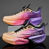Modelo Nuevo Primavera/Verano 2026 Zapatos Deportivos de Placa de Carbono con Hebilla Giratoria para Adolescentes y Parejas, Zapatos de Running de Malla Transpirable de Carrera