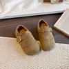 Zapatos de cuero para niña estilo coreano con suelas blandas, estilo británico, nuevo modelo primavera y otoño 2026, zapatos pequeños de cuero Mary Jane, zapatos planos retro