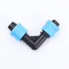 20 Codo con Tuerca de Bloqueo Conector de Riego por Goteo Codo de Socket 16/20/25 Accesorios para Cinta de Riego por Goteo Juego Completo 16 Codo con Tuerca de Bloqueo