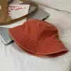 Chapéu de Pescador em Jeans Lavado Feminino de Verão com Proteção Solar Rosto à Mostra Chapéu de Balde Pequeno Chapéu Japonês para Rosto Grande Liso