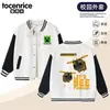 Chaqueta de Ropa de Minecraft para Niños Chaqueta de Béisbol Creeper Manga Larga Chaqueta de Primavera y Otoño para Niños 1