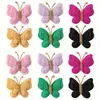 Traje de Pasador de Pelo Tejido a Mano de Lana Europeo y Americano Mariposa Enrollada Pasador de Color Sólido Suave Todo-partido Tocado para Bebé 3841