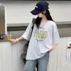 Camiseta de Manga Corta para Niña Ropa de Verano 2026 Nuevo Estilo Tops Casuales para Niños Camisetas Sueltas de Moda para Niñas Ropa de Verano