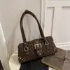 2026 Verano Nuevo Diseño de Nicho Retro Casual Elegante Bolso de Hombro para Mujer para Viajar Bolso de Axila Estilo Coreano Bolso de Mano
