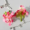 Flores Artificiales Cabezas de Flor de Osmanthus, Jazmín de Floración Nocturna, Corona de Flores para Pasador de Pelo DIY, Accesorios de Caja de Regalo de Material DIY de Alta Gama, Flores Falsas
