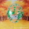 Venda por atacado 12 polegadas 2.8g preenchido folha de alumínio lantejoulas balão proposta festa de aniversário decoração Net vermelho balão de lantejoulas transparentes