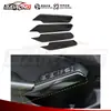 Adecuado para la Modificación del Civic de Undécima Generación, Decoración de Moldura Lateral de Vidrio, Lámina de Fibra de Carbono Brillante para Interior de Automóvil de ABS