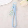 Lanyard Nuevo de Verano para Teléfono con Pez Pequeño Transparente Llavero Colgante Terminado Cuerda de Adorno Trenzada Versátil Anti-pérdida para DIY